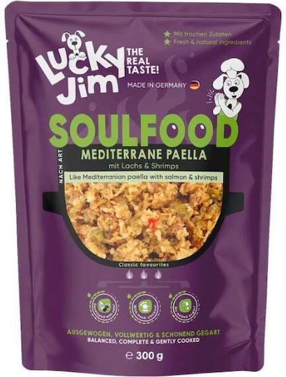Lucky Jim Течна Храна За Кучета С Пилешко, Сьомга, Зеленчуци И Ориз 300гр