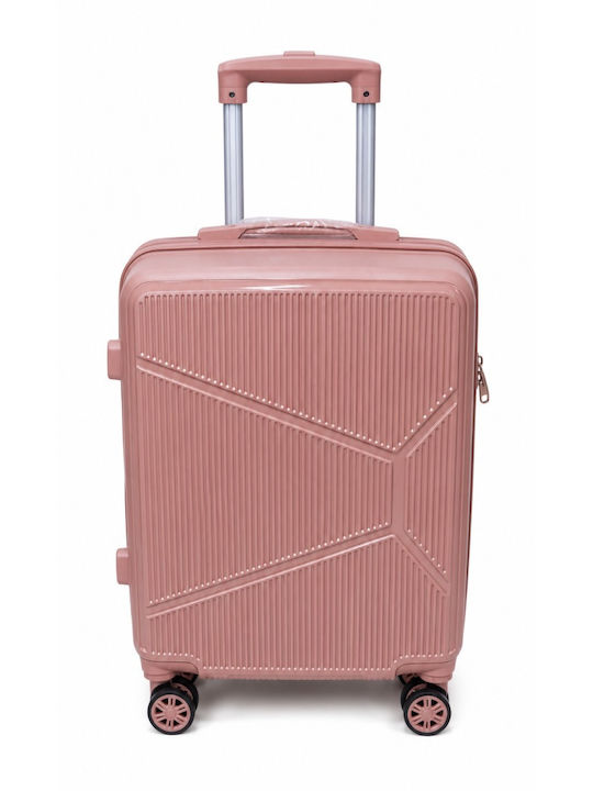 Felbags Cabin Hard Pink-Gold Suitcase 55cm Height