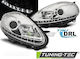 Car Bulbs Angel Eyes Front Chrome Fiat Punto Evo 09 Lpfi27