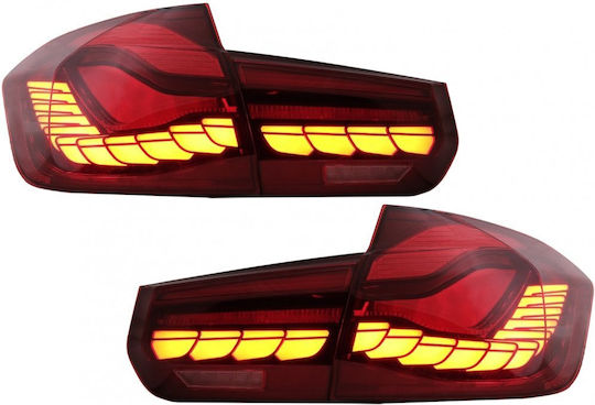 Led Taillights Rear Bmw Series 3 F30 Pre Fl & Fl 2011-2019 F35 F80 Dynamic Flash M4 Look Tlbmf30rcnl