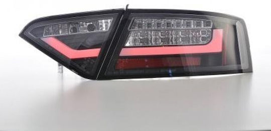 Led Taillights Audi A5 8t Coupe Sportback Black 2 Pieces