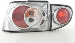 Taillights Ford Escort Mk6 Chrome 2 Pieces Taillights Ford Escort Mk6 Chrome 2 Pieces