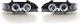 Front Lights Set Angel Eyes Bmw Series 5 E39 1995 2000 Black