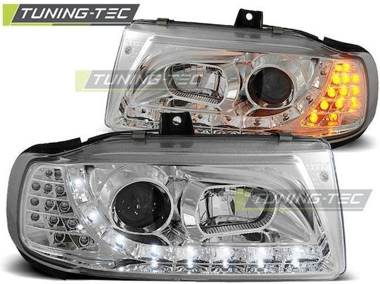 Dayline Front Black Car Bulbs Seat Ibiza 6k 93-00 Lpse15