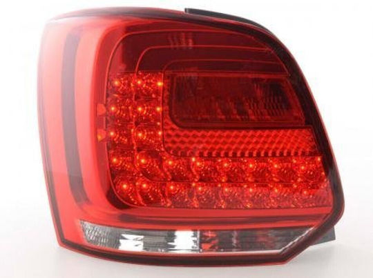 Led Taillights Vw Polo 6r White Red 2 Pieces