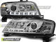 Car Bulbs Angel Eyes Front Black Fiat Stilo 01-08 Lpfi11