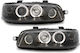 Car Bulbs Angel Eyes Front Fiat Punto 188 Black 2 Pieces Fkfs8029
