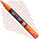 Posca Оранжеви Маркери за рисуване 0.7mm Тънки, Професионални Комплект 12бр