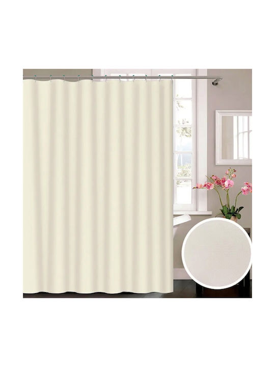 Keskor Shower Curtain 180x200cm Beige