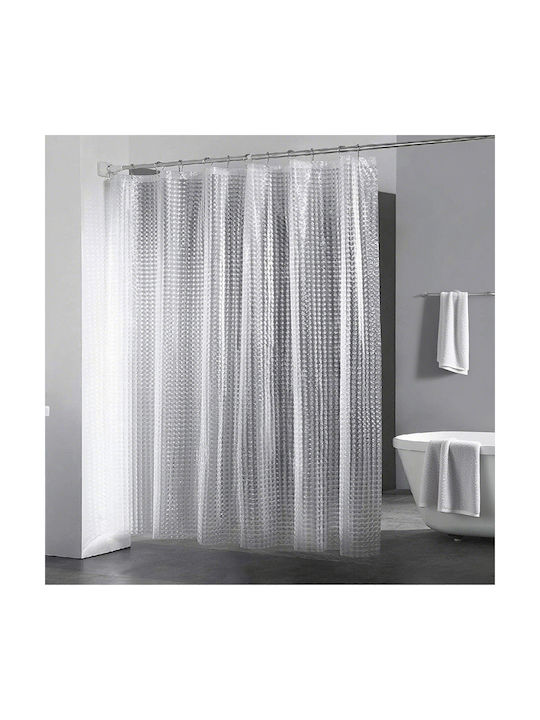 Keskor Shower Curtain 180x200cm Transparent