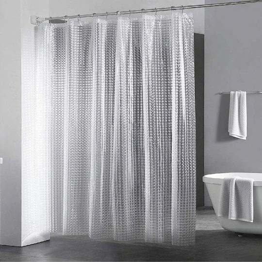 Keskor Shower Curtain 180x200cm Transparent