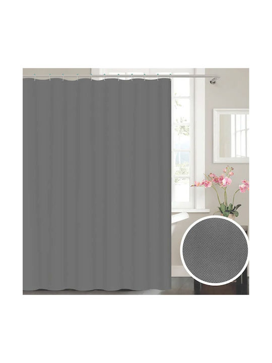 Keskor Shower Curtain 180x200cm Grey