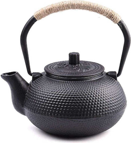 Yuk Teapot with Filter Cast Iron 600ml Yuk Teapot with Filter Cast Iron 600ml