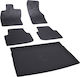 Rubber Trunk Car Mats Set for Volkswagen Golf VIII Mk8 Hatchback 5 Pieces
