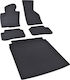 Rubber Trunk Car Mats Set Compatible with VW Passat 4D B6 B7 5 Pieces