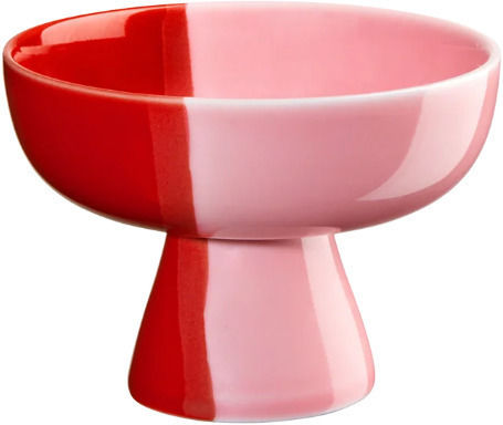 ASA Selection Joy Ice Cream Serving Bowl Round Porcelain Red Diameter 11cm