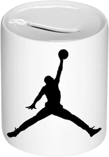 Kids Money Box White Basketball