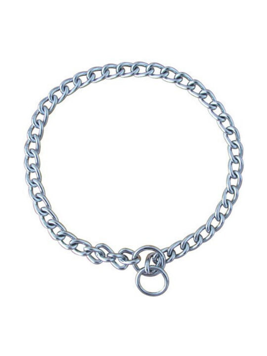 My Pet Choke Collar Twisted Chrome Ring L 55cmx4mm My Pet