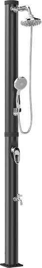 Outsunny Pool Shower Solar from PVC 217x11x11cm Black