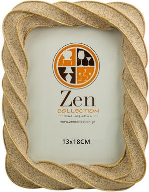 Zen Collection Κορνίζα Πλαστική με Μπεζ Πλαίσιο