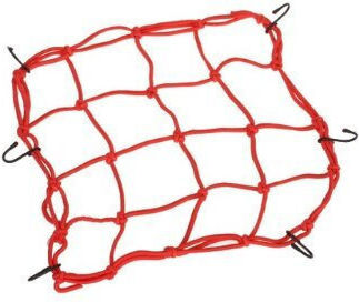 Strong Orange Motorcycle Helmet Cargo Net Scooter Quad Atb