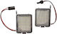 Ford C-max II Focus Mk3 Kuga Mondeo Mk4 S-max Led Spiegelbeleuchtungslichter 2 Stück Set