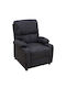 Sonntag Sessel Relax Massage mit Fußhocker Schwarz 78x89x106cm