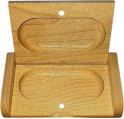 Oval Wooden Usb Box