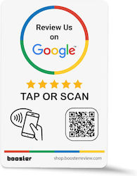 Autocolante Google Review Tap Stickers Smart Tap Nfc & Qr Instant Reviews 1 Pachet