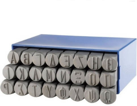 Set 24 Greek Letters Punch Luckhaus 4mm
