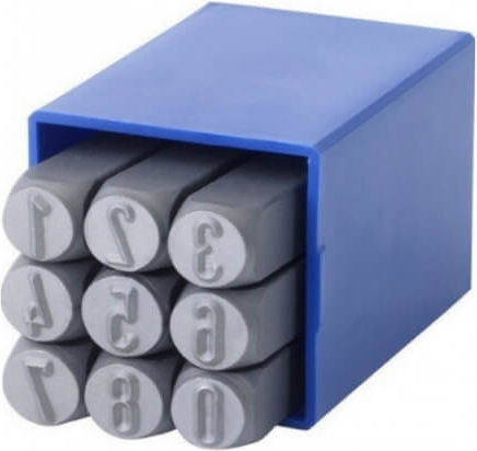 Set 9 Punch Numbers Luckhaus 10mm
