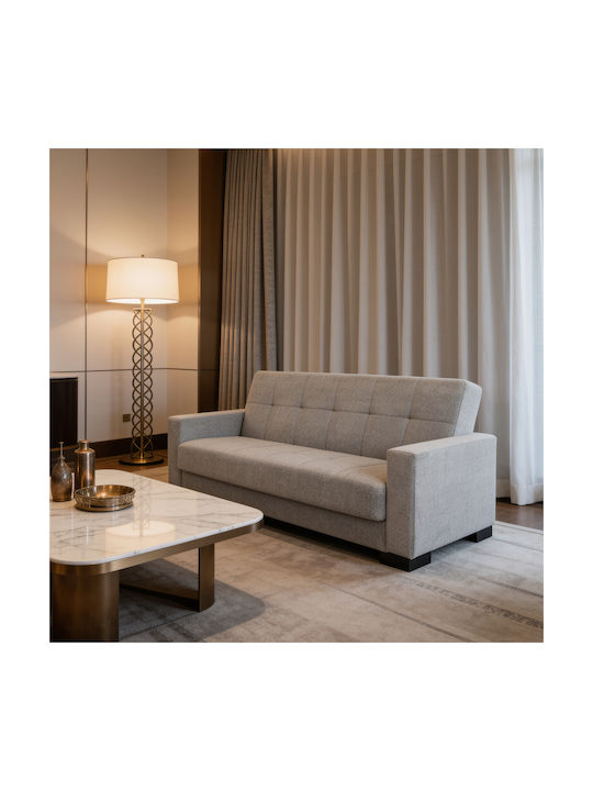 Ferren Dreisitzer Sofa mit Stauraum Grau 223x85...
