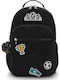Kipling Seoul Τσάντα Πλάτης για Laptop 15" σε Μαύρο χρώμα