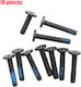 Screws Set Laptop Asus Vivobook 15 X542 X542ua X542ur X542uq X542bp X542un X542ba X542uf K542 K542uf Fl8000un Kitvisx542 Bottom Case Screws 2mm X 7mm & 2mm X 10mm & 2mm X 12mm 10pcs Code 1-bolt023