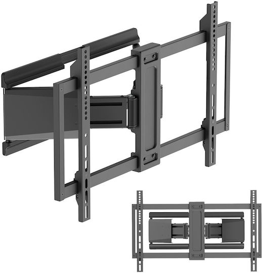 Maclean Energy MC-881 N Wall Mounted TV Mount Up To 90" and 65kg Black
