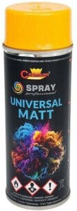Champion Color Spray Vopsea Acrilic De Înaltă Temperatură Cu Efect Matt Galben 1023 400ml
