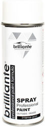 Brilliante Спрей Боя с Матови Ефекти Бял 9010 400мл Brilliante Спрей Боя с Матови Ефекти Бял 9010 400мл
