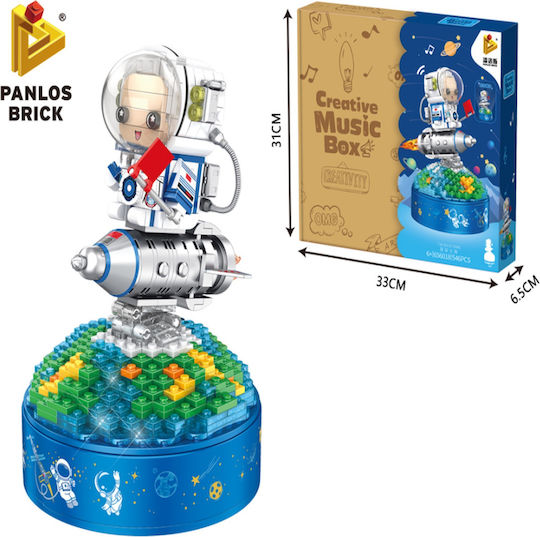 Panlos Bauklötze Konstruktions 656018 Musikalische Box Astronaut 6+ Jahre 546 Stück