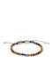 Visetti Herren Makramee Armband mit Auge Design aus Stahl