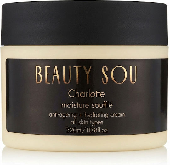Beauty Sou Charlotte Mousse De Corp Hidratantă Și Anti-îmbătrânire Cu Aromă De Nucă De Cocos Pentru Toate Tipurile De Piele 320ml