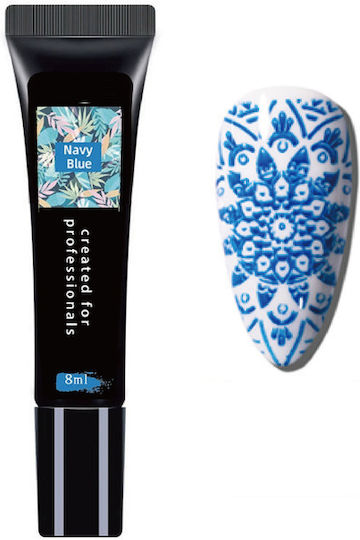Nail Art Gel False Nail Gel Stamping Nail Art Gel Blue 8ml