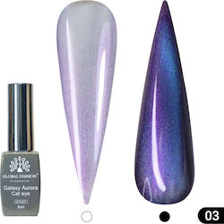 Global Fashion Global Fashion Gel Nail Polish 003 Cat Eye 8ml Global Fashion Global Fashion Gel Nail Polish 003 Cat Eye 8ml