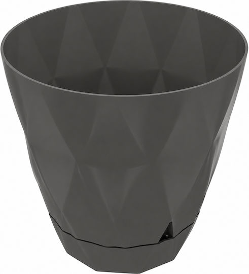 Violet House Anthracite Flower Pot