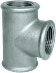 Galvanized Pipe Tee 1/2"