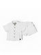 Kids Set with Shorts Summer 2 Pieces White
