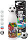 Koupakoupa Super Mario Jump Stainless Steel Kids Water Bottle Super Mario Non Spill Multicolour 550ml