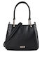Orin 2.0 Leder Damen Handtasche Tote Handgelenk Schwarz