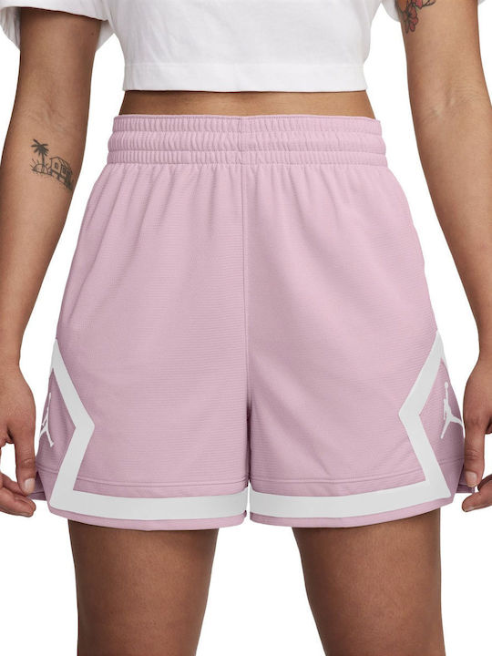 Nike W J Spt Diamond Damen-Shorts Rosa