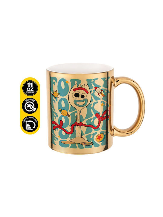 Koupakoupa Forky Ceramic Mug Gold 330ml