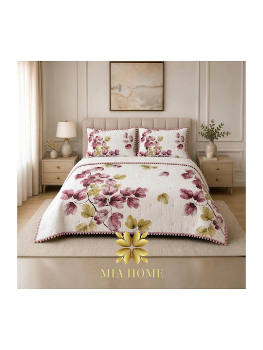 Mia Home Mia Home Tagesdecken Übergröße Rosa 220x240cm 3 Stück